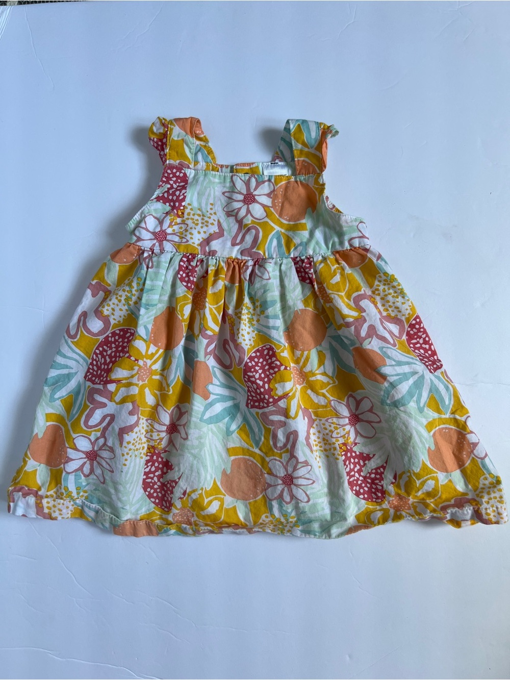Baby Girl Floral Summer Sundress in Multi-Color